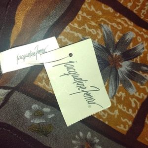 Vintage Jacqueline Ferrar silk square scarf